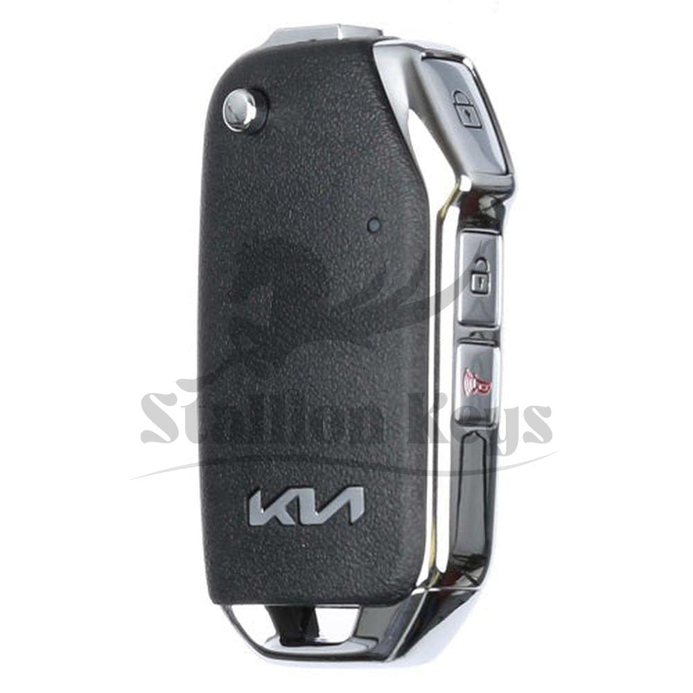 2021-2023 Kia Seltos / 3-Button Flip Key / PN: 95430-Q5400 / 95430-Q5410 / NYOSYEC4TX1907 / OEM 2021-2023 Kia Seltos / 3-Button Flip Key / PN: 95430-Q5400 / 95430-Q5410 / NYOSYEC4TX1907 / OEM